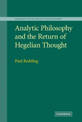 Analytic Philosophy and the Return of Hegelian Thought