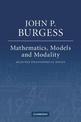 Mathematics, Models, and Modality: Selected Philosophical Essays