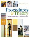 Procedures & Theory for Administrative Professionals (with CD-ROM)