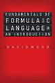 Fundamentals of Formulaic Language: An Introduction