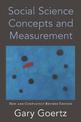 Social Science Concepts and Measurement: New and Completely Revised Edition