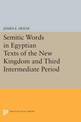 Semitic Words in Egyptian Texts of the New Kingdom and Third Intermediate Period