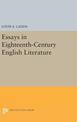 Essays in Eighteenth-Century English Literature