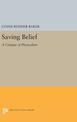 Saving Belief: A Critique of Physicalism