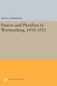 Pastors and Pluralism in Wurttemberg, 1918-1933