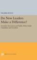 Do New Leaders Make a Difference?: Executive Succession and Public Policy Under Capitalism and Socialism