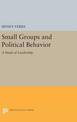 Small Groups and Political Behavior: A Study of Leadership