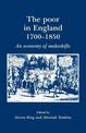 The Poor in England 1700-1850: An Economy of Makeshifts