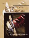 Introduction To Law For Paralegals