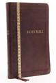 KJV, Thinline Bible, Leathersoft, Brown, Thumb Indexed, Red Letter, Comfort Print: Holy Bible, King James Version