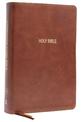 KJV, Foundation Study Bible, Large Print, Leathersoft, Brown, Red Letter, Comfort Print: Holy Bible, King James Version