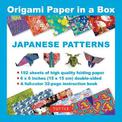 Origami Paper in a Box - Japanese Patterns: 192 Sheets of Tuttle Origami Paper: 6x6 Inch Origami Paper Printed with 10 Different