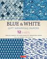 Blue & White Gift Wrapping Papers - 12 Sheets: 18 x 24 inch (45 x 61 cm) Wrapping Paper