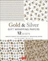 Silver and Gold Gift Wrapping Papers - 12 Sheets: 12 Sheets of High-Quality 18 x 24 inch Wrapping Paper