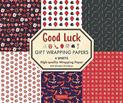 Good Luck Gift Wrapping Papers - 6 Sheets: 6 Sheets of High-Quality 18 x 24 inch Wrapping Paper