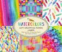 Rainbow Watercolors Gift Wrapping Papers - 6 sheets: 24 x 18 inch Wrapping Paper