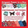 Origami Paper in a Box - Chiyogami Patterns: 200 Sheets of Tuttle Origami Paper: 6x6 Inch Origami Paper Printed with 12 Differen