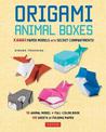 Origami Animal Boxes Kit: Cute Paper Models with Secret Compartments! (14 Animal Origami Models + 48 Folding Sheets)