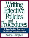 Writing Effective Policies and Procedures: A Step-by-Step Resource for Clear Communication