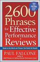 2600 Phrases for Effective Performance Reviews: Ready-to-Use Words and Phrases That Really Get Results