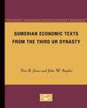 Sumerian Economic Texts from the Third Ur Dynasty