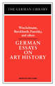 German Essays on Art History: Winckelmann, Burckhardt, Panofsky, and others