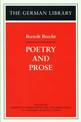 Poetry and Prose: Bertolt Brecht