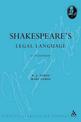 Shakespeare's Legal Language: A Dictionary