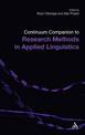 Continuum Companion to Research Methods in Applied Linguistics