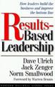 Results-Based Leadership: How Leaders Build the Business and Improve the Bottom Line