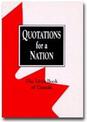 Quotations for a Nation: The Little Book of Canada