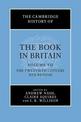 The Cambridge History of the Book in Britain