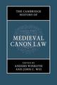 The Cambridge History of Medieval Canon Law