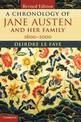 A Chronology of Jane Austen and her Family: 1600-2000