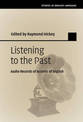 Listening to the Past: Audio Records of Accents of English