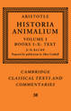 Aristotle: 'Historia Animalium': Volume 1, Books I-X: Text