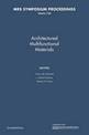 Architectured Multifunctional Materials: Volume 1188