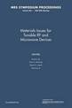 Materials Issues for Tunable RF and Microwave Devices: Volume 603