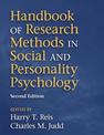 Handbook of Research Methods in Social and Personality Psychology