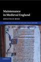 Maintenance in Medieval England