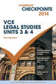 Cambridge Checkpoints VCE Legal Studies Units 3 and 4 2014 and Quiz Me More Book and Online resource