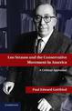 Leo Strauss and the Conservative Movement in America