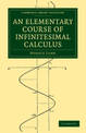 An Elementary Course of Infinitesimal Calculus