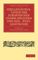 Vergleichungstafeln der europaischen Stamm-Sprachen und Sud-, West- Asiatischer