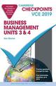 Cambridge Checkpoints VCE Business Management Units 3 and 4 2019 and QuizMeMore