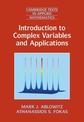 Introduction to Complex Variables and Applications