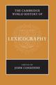 The Cambridge World History of Lexicography