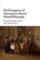 The Emergence of Autonomy in Kant's Moral Philosophy