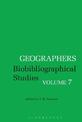 Geographers: Biobibliographical Studies, Volume 7