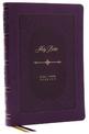 KJV Bible, Giant Print Thinline Bible, Vintage Series, Leathersoft, Purple, Red Letter, Comfort Print: King James Version